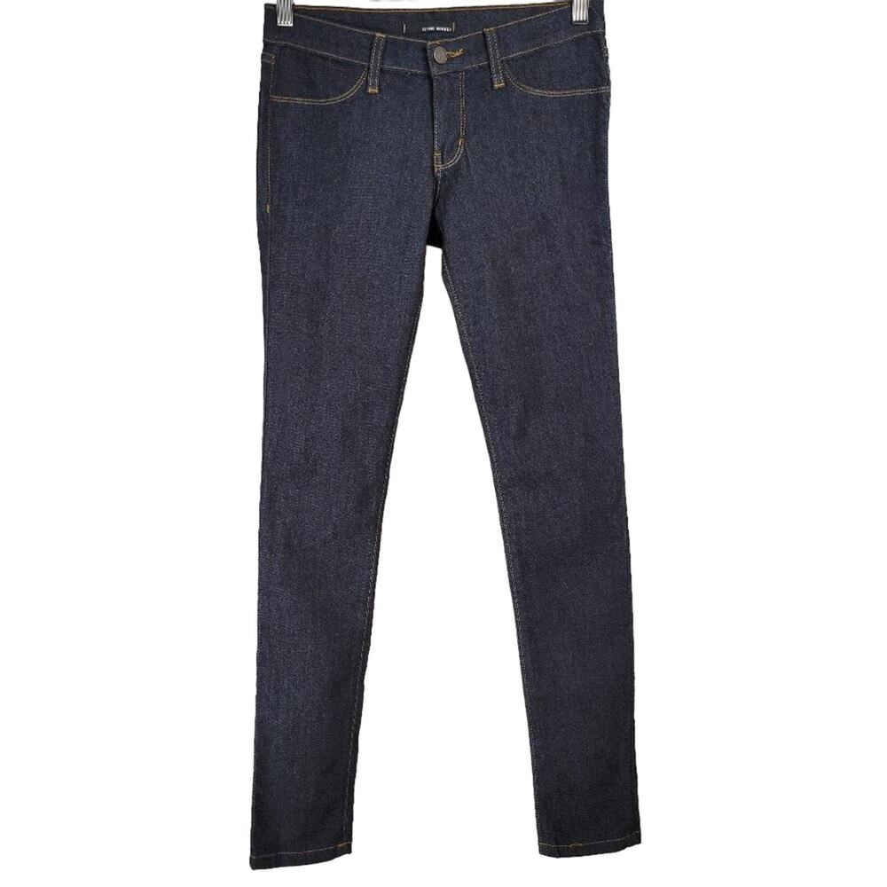 Flying Monkey Jeans Womens Size 5 Skinny Dark Wash‎ Made in USA Denim Pants